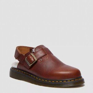 Dr. Martens Jorge II Ambassador Faux Fur Lined Slingback Mules Womens 11/Mens 10